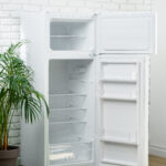 Refrigerator Not Defrosting? Common Causes and Fixes 1 white refrigerator open against brick wall 2025 02 24 12 26 48 utc
